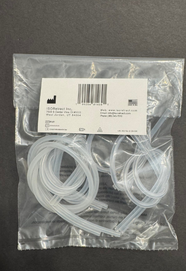 Bilateral Silicone Suction Tubes (5-Pack / 10 Tubes Total)