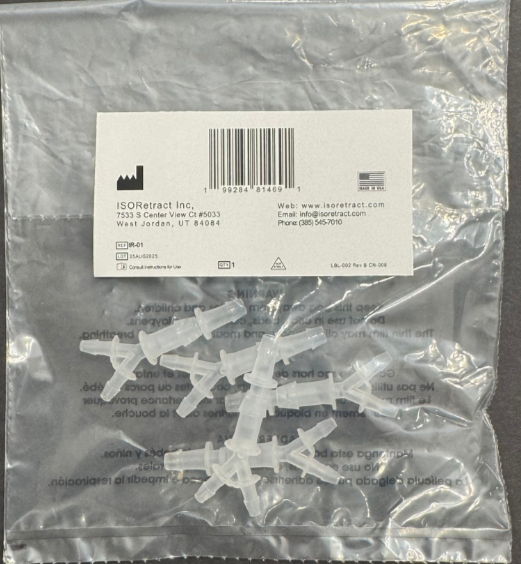 Low Volume Y-connector Packaging 5-Pack