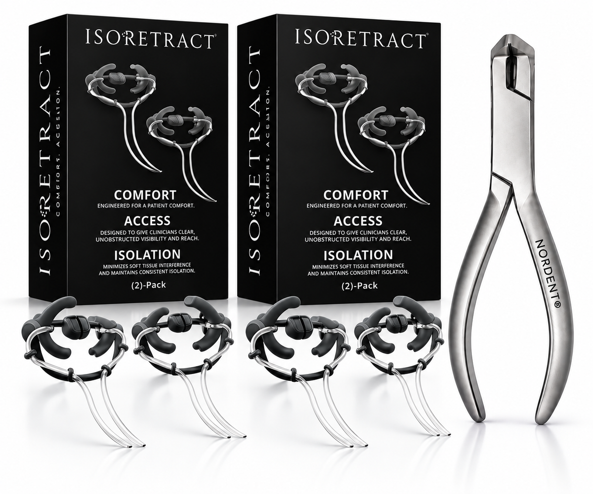 2 ISORETRACT Pairs (4 Systems) + FREE Nordent® Distal End Cutter